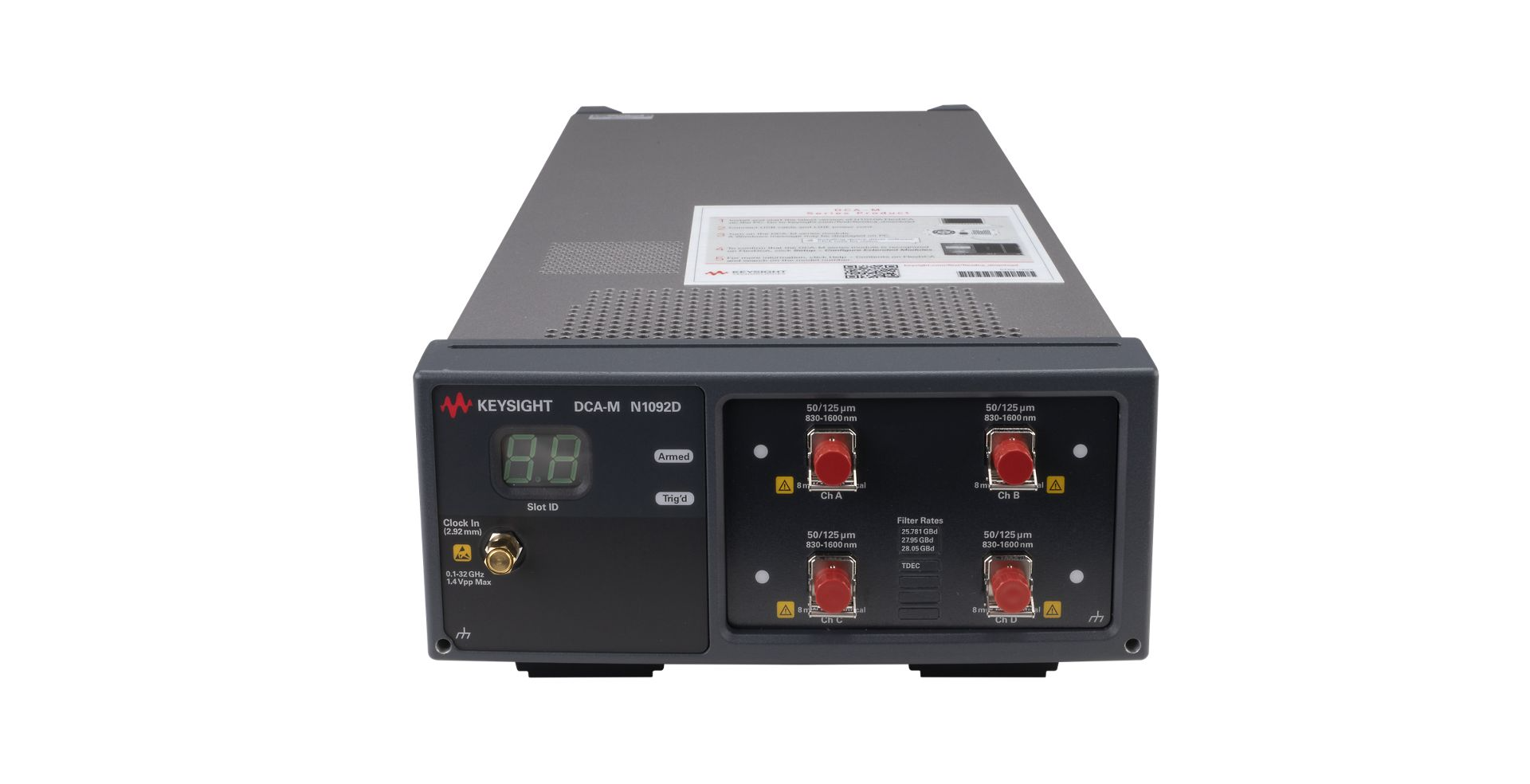 KEYSIGHT N1092D 4 通道單光通道采樣示波器（選件 40A，帶寬＞40GHz）