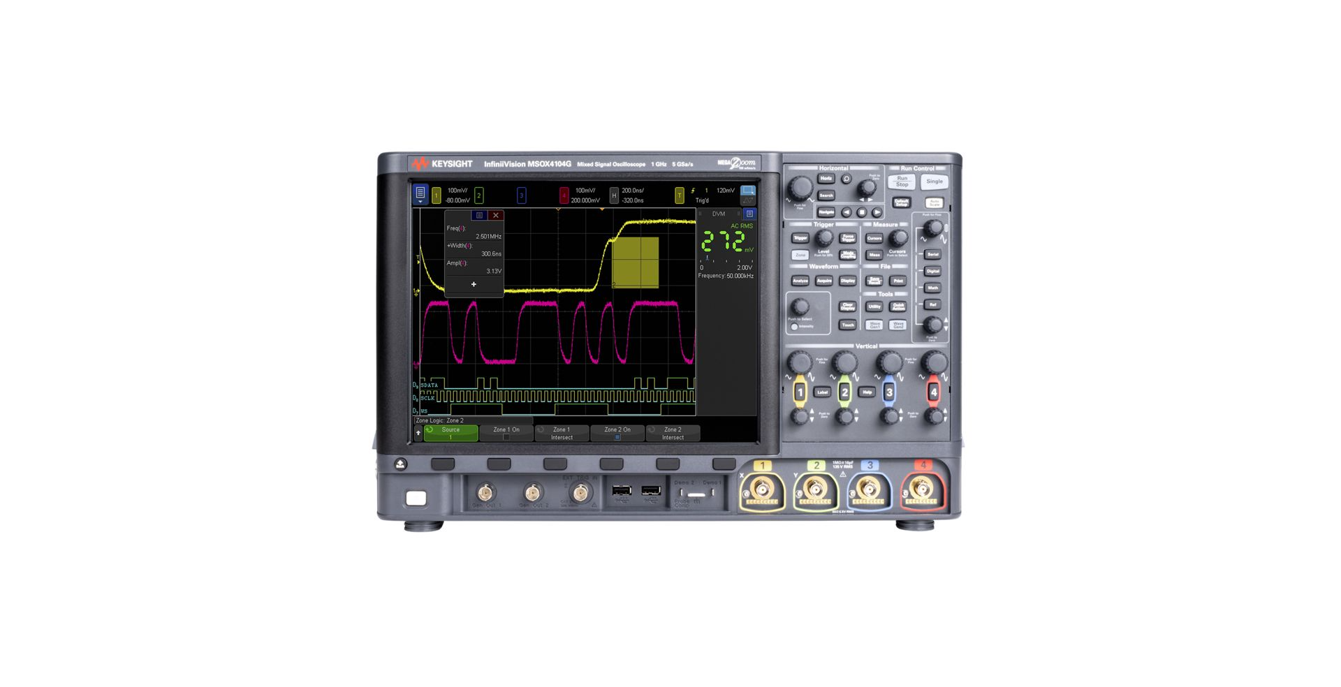 Keysight MSOX4052G 混合信號示波器